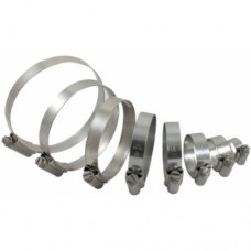 QTY 10, Hose Clips 9mm 80-100mm  Stainless Steel
