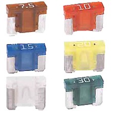 Box Of 10, Minifuse 25A Clear Low Profile